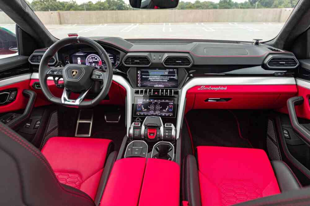 Rent A Lamborghini Urus Red - BluStreet Exotic Car Rentals